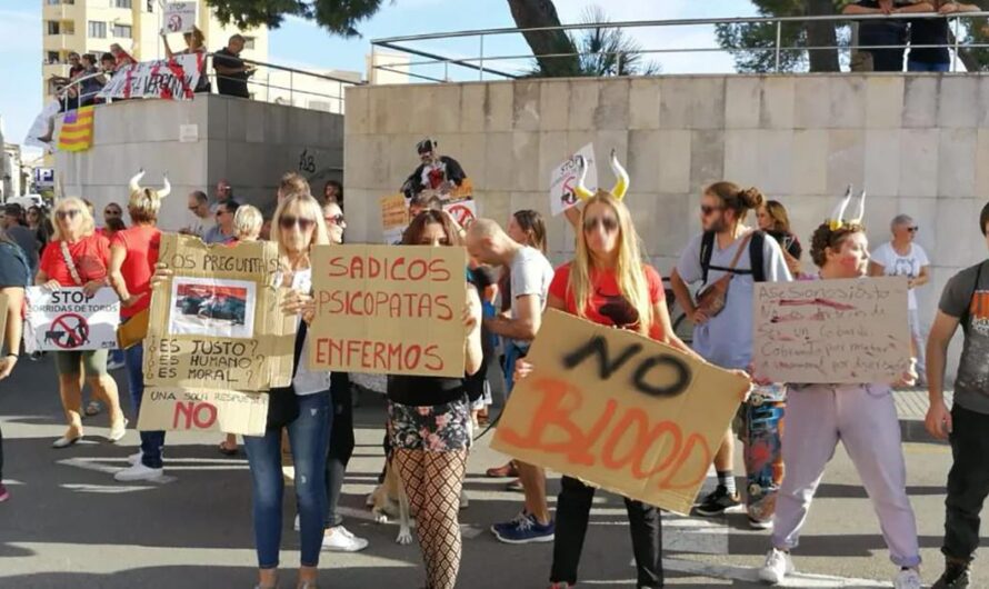 Los activistas exigen al Ayuntamiento de Inca que cumpla su promesa de prohibir las corridas de toros