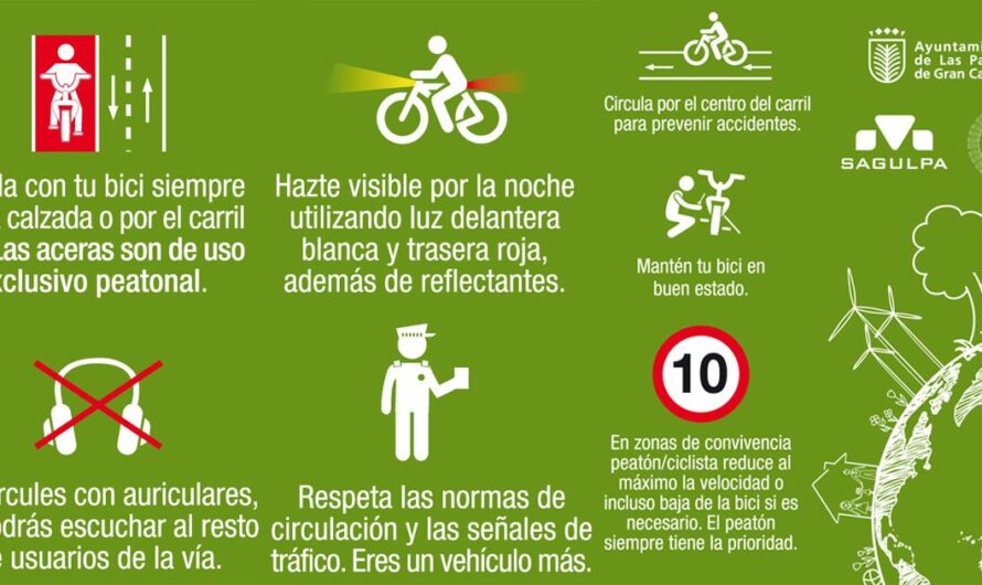 Los ciclistas de Las Palmas de Gran Canaria: ¡Respeta las Normas de Seguridad Vial!