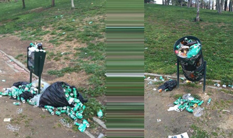 Vecinos del distrito de Usera preocupados ante el deterioro del Parque de Pradolongo por consumo excesivo de alcohol y comportamientos nocivos en fin de semana